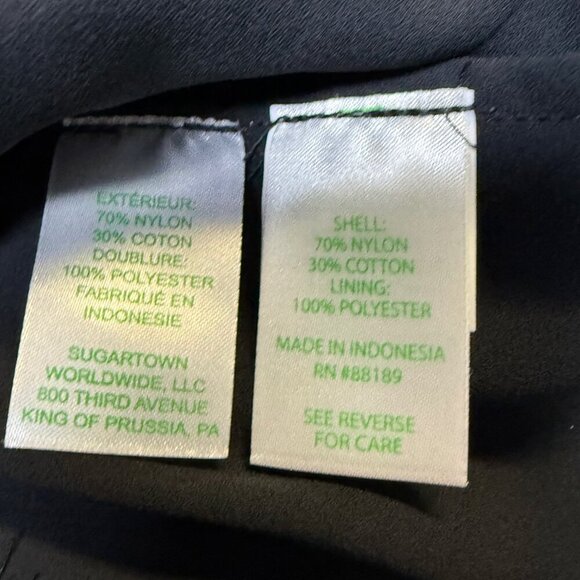 Lilly Pulitzer Jacelynne Lace Top Women’s M Black Long Sleeve Blouse - Picture 5 of 11